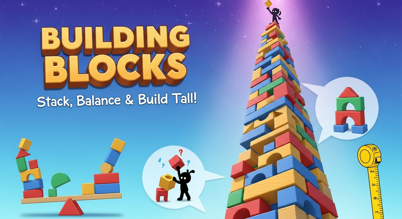 Building Blocks – Stack, Balance & Build Tall!