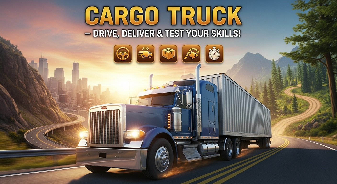 Cargo Truck – Drive, Deliver & Test Your Skills!