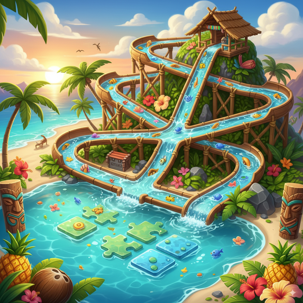 Caribbean Slide – Endless Water Adventure!